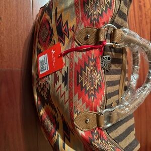 Montana West Multicolor Aztec Satchel
